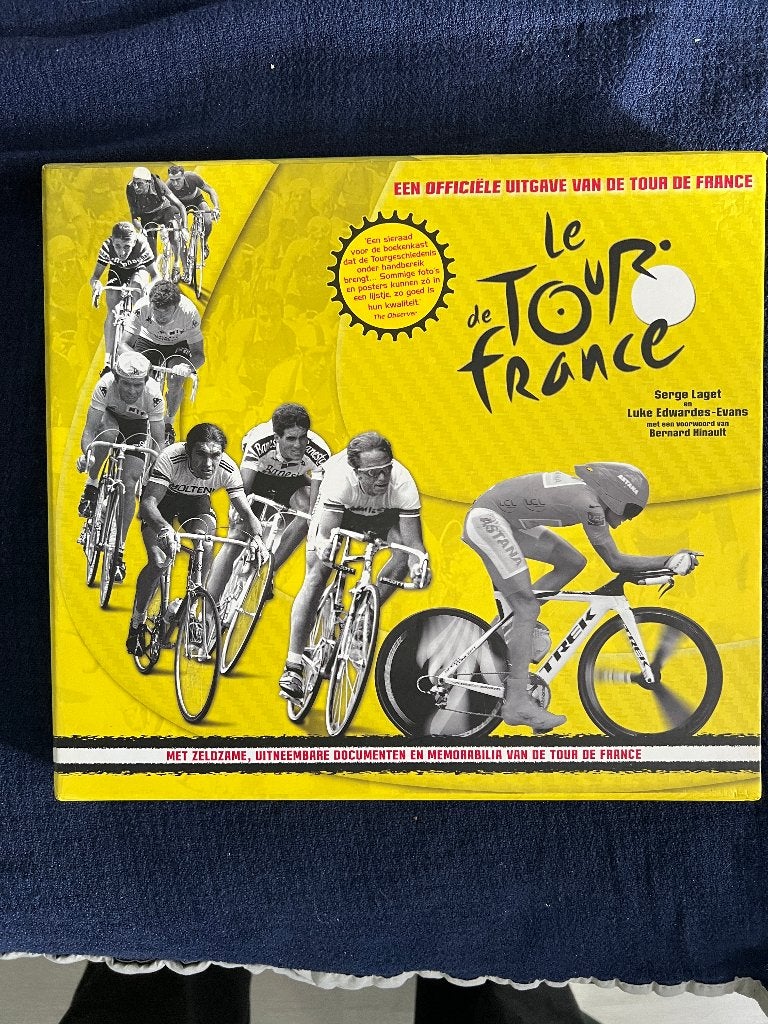 Tour de France Boek in cassettebox, Ophalen of Verzenden, Zo goed als nieuw, Diverse auteurs, Lopen en Fietsen