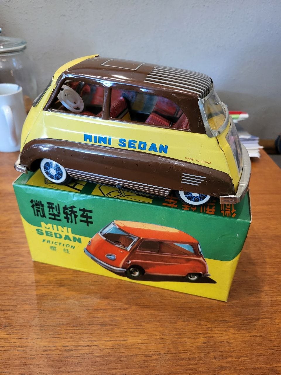 Zeldzame Shanghai Mini Sedan MF152 – BMW Isetta/// Near Mint, Ophalen of Verzenden
