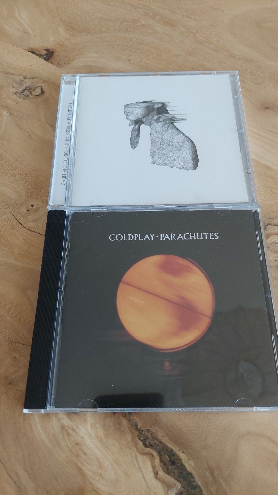 Coldplay CD's: A Rush of Blood to the Head & Parachutes, Rock, Verzenden, Zo goed als nieuw, Inclusief doosje