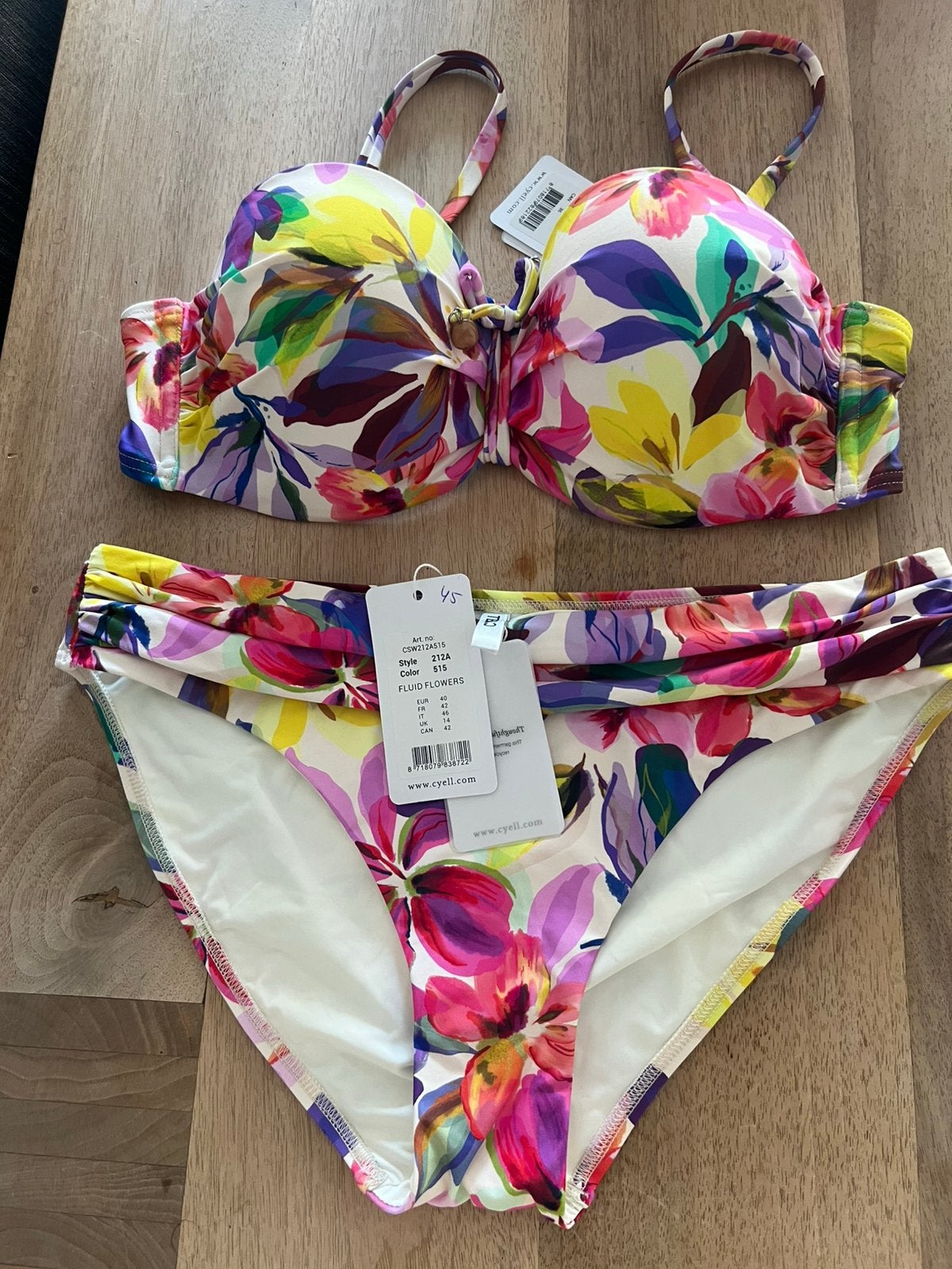 Cyell bikini maat 40C/80C slip 40 NIEUW!! Nu €70,-, Ophalen of Verzenden, Nieuw, Bikini