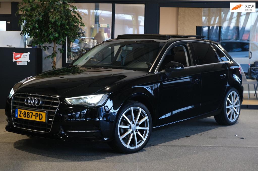 Audi A3 SPORTBACK 1.4 TFSI S-Tronic Pano Leder Led Cruis Pdc, Auto's, 125 pk, Gebruikt, Euro 6, Lichtsensor