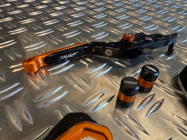 KTM Duke powerparts koppeling en rem Hendels, Remvloeistof, Ophalen, Zo goed als nieuw