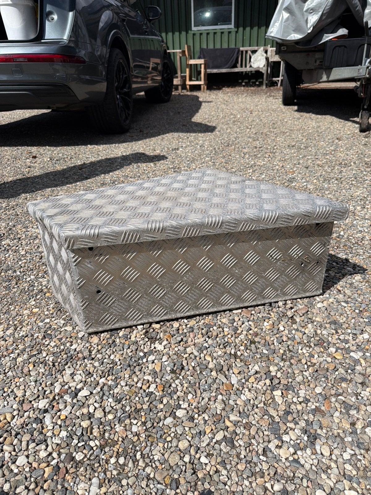 Aluminium Aanhanger Kist, Ophalen of Verzenden, Gebruikt