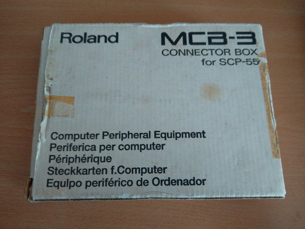 Roland Sound Canvas SCP-55 GS MIDI + MCB-3 connector box