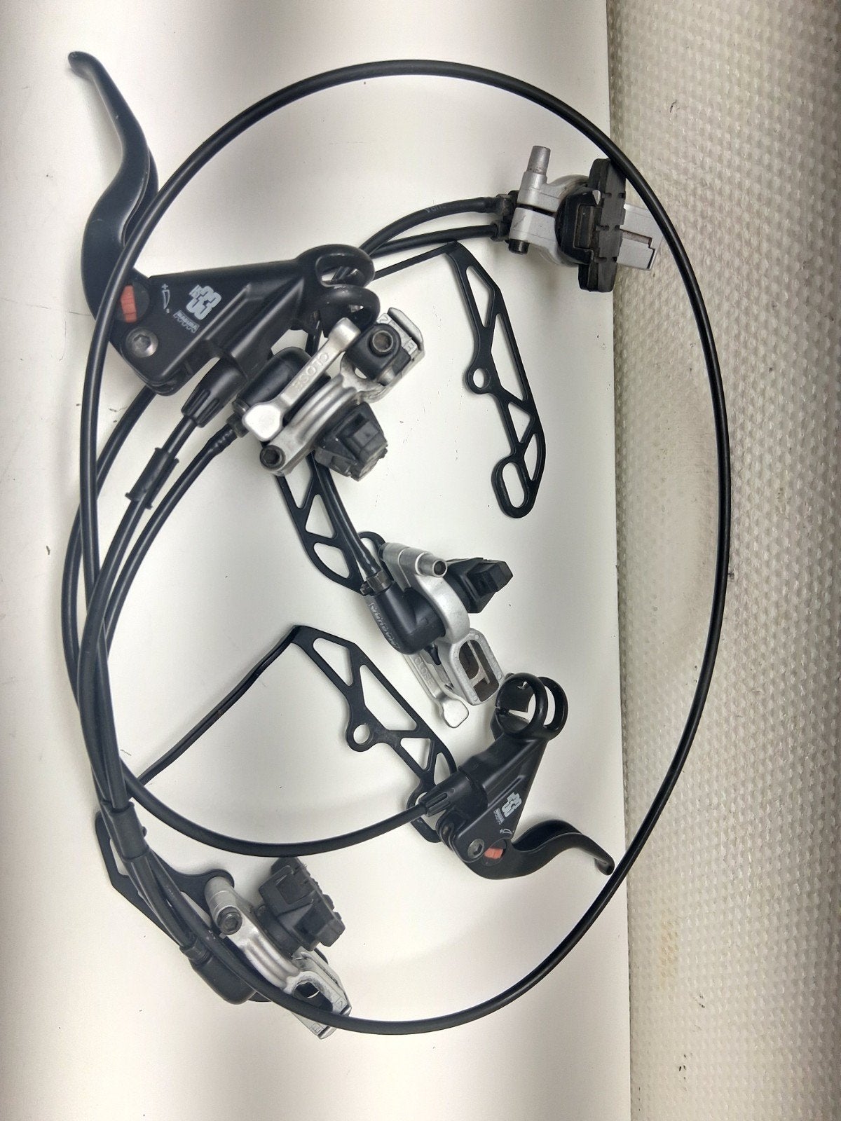 Magura HS33 QR remmen zwart complete set, Fietsen en Brommers, Fietsonderdelen, Remmen, Verzenden, Magura, Zo goed als nieuw