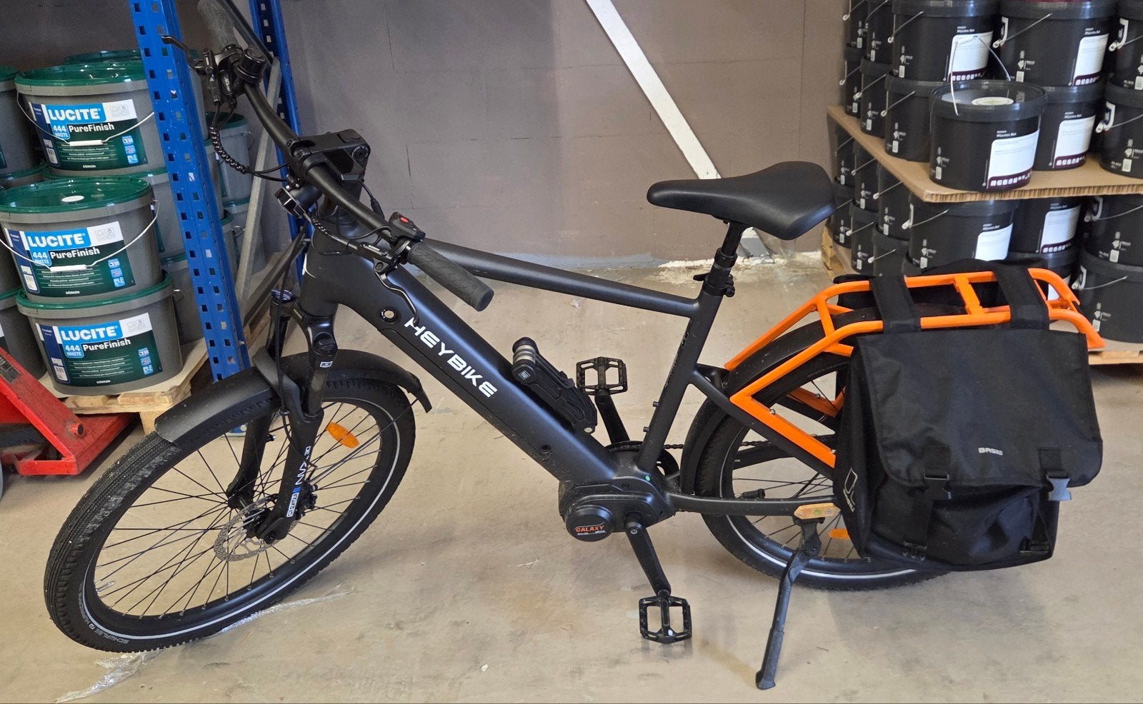 Heybike Galaxy T e-bike maat L met  slot electrische fiets, Ophalen, Zo goed als nieuw, Overige merken