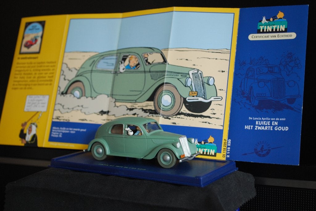 Kuifje auto No. 20 De Lancia Aprilia van de Emir, Hobby en Vrije tijd, Ophalen of Verzenden, Zo goed als nieuw, Auto, Overige merken