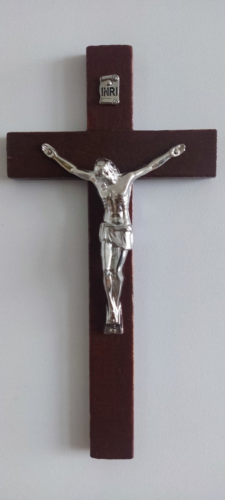 Mooi Religieuze Houten Jezus Kruis, Ophalen of Verzenden