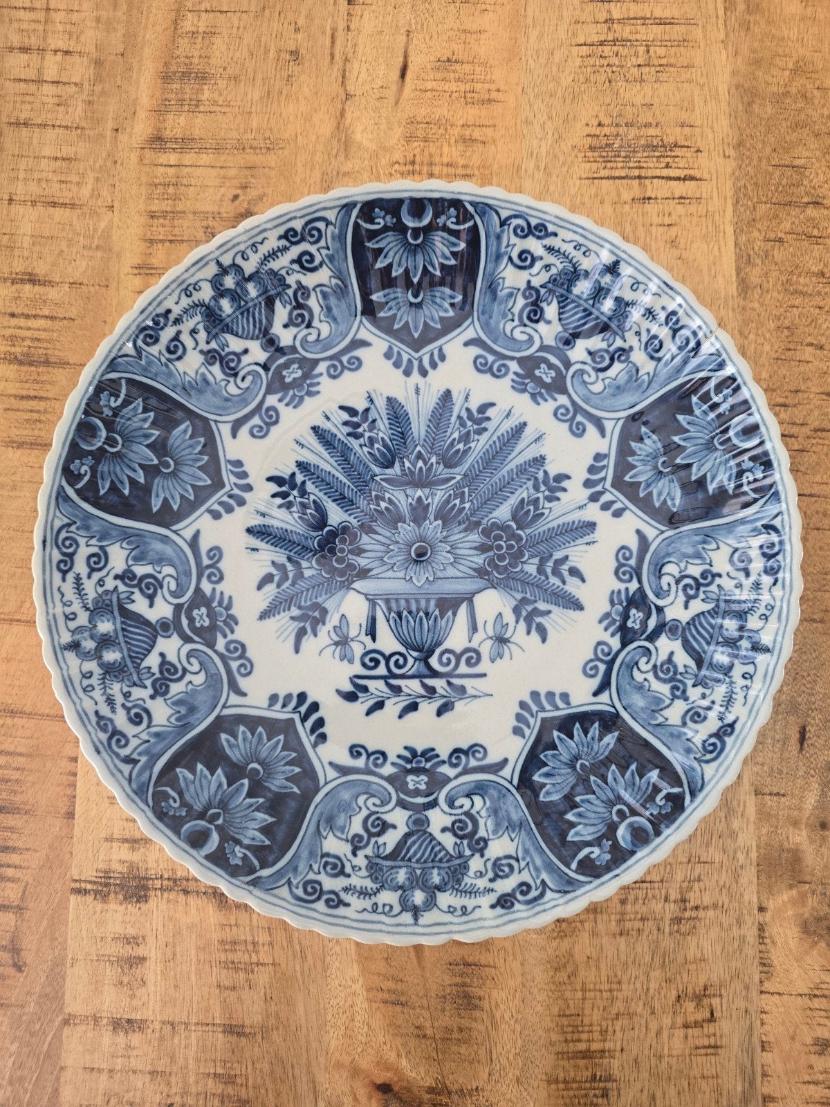 Grote Makkum Delfts blauwe schotel (31 cm) - Tichelaar 955, Ophalen of Verzenden