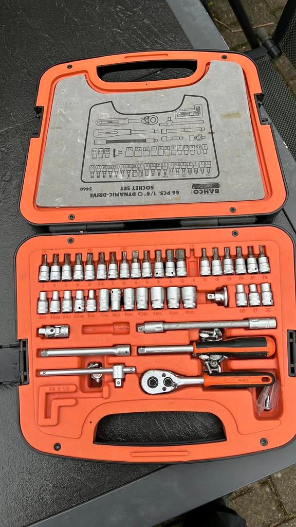 Bahco doppen set., Ophalen, Zo goed als nieuw, Kolomboormachine