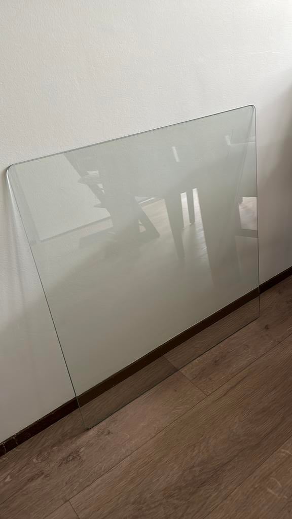 Onderplaat kachel (glas), Ophalen, Zo goed als nieuw, Hout, Houtkachel
