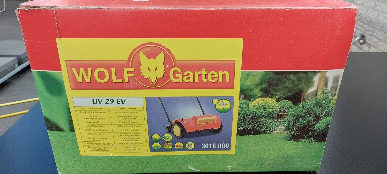 Wolf Garten UV 29 EV elektrische verticuteermachine, Ophalen of Verzenden, Gebruikt, Wolf Garten