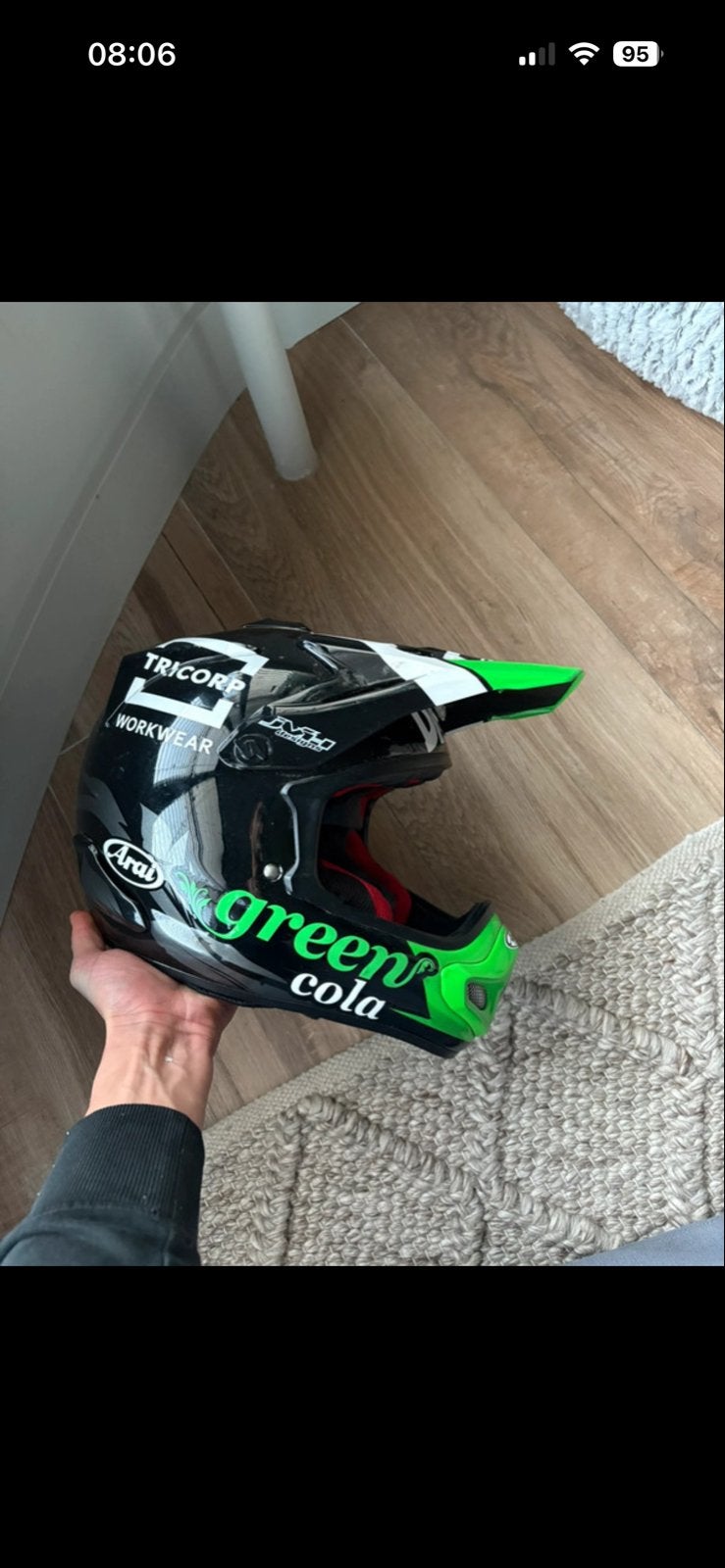 Arai MX-V Offroadhelm - Maat S, Arai, Ophalen of Verzenden, S, Tweedehands
