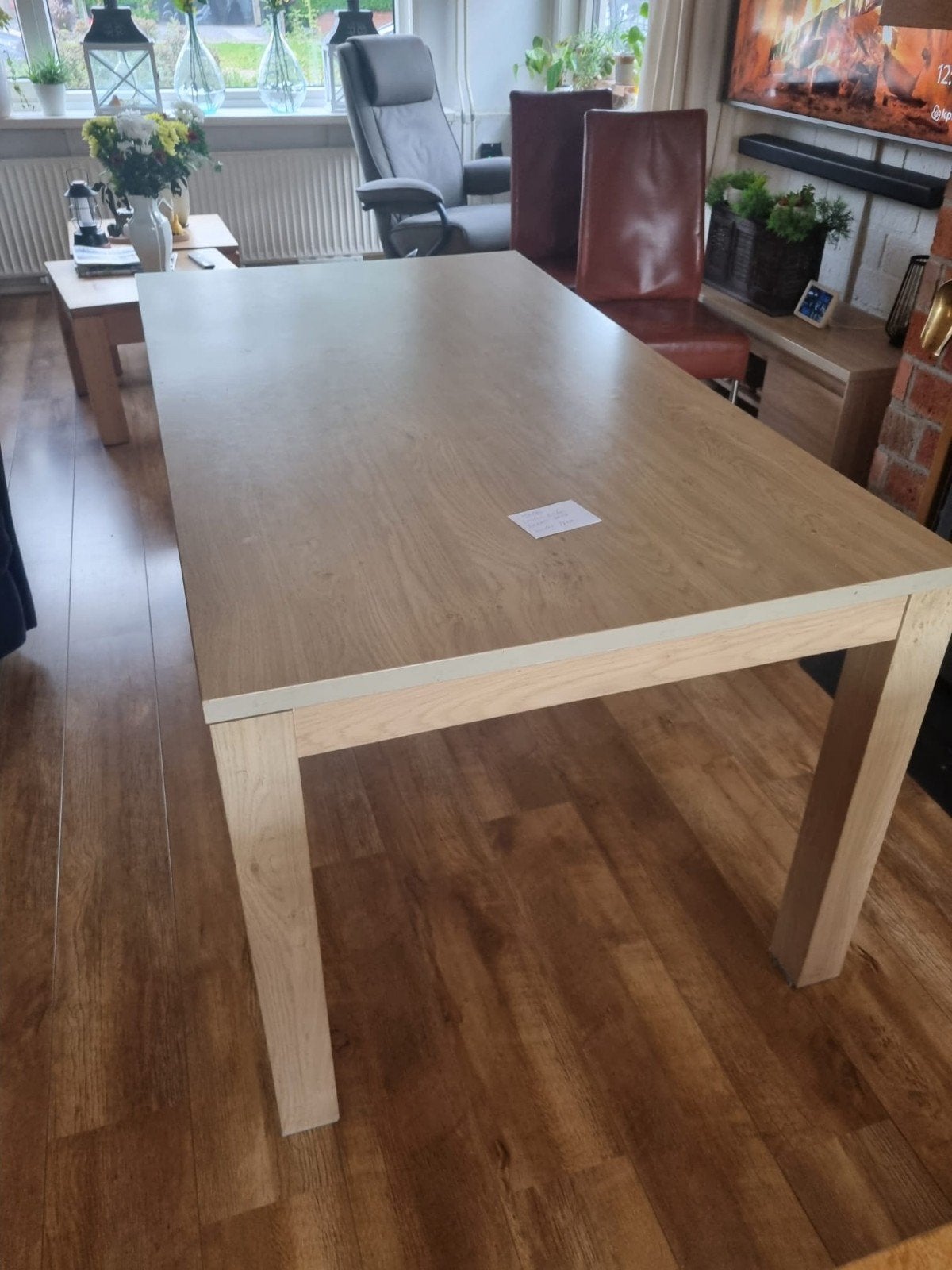 Eettafel 160x90x77 cm gratis af te halen in Heerenveen, Ophalen, Gebruikt, 150 tot 200 cm, 50 tot 100 cm
