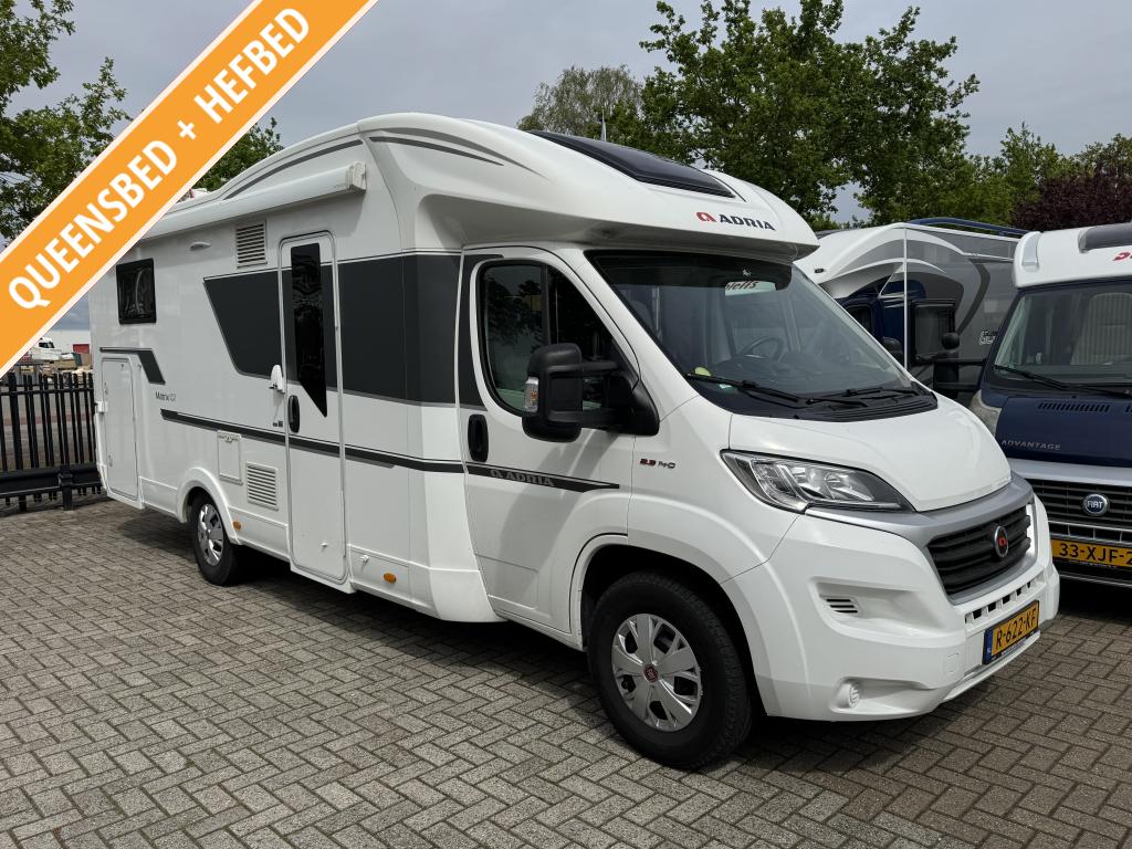 Adria Matrix Plus 670 SC | E & P Levelsysteem |Qeens, Winterisolatie, Ringverwarming, Fiat, Bedrijf