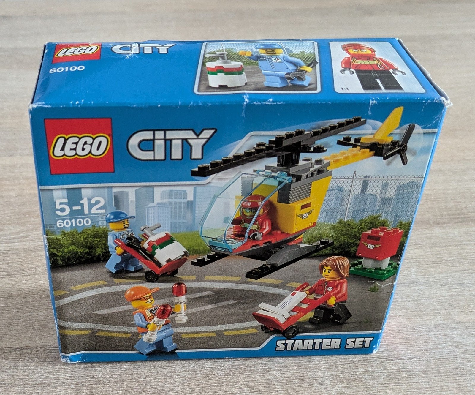 LEGO City 60100 Starter Set - Helikopter en Postbode, City, Lego, Nieuw, Ophalen of Verzenden