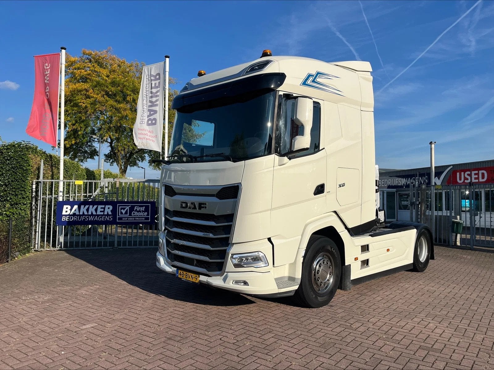 DAF XG 480 *2023* ASLAST BEWAKING - 340.000KM! (bj 2023), Auto's, Automaat, Achterwielaandrijving, Euro 6, Wit