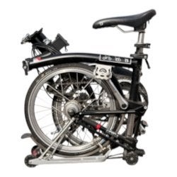 Brompton vouwfiets - Zwart/Groen - Perfect voor woon-werk