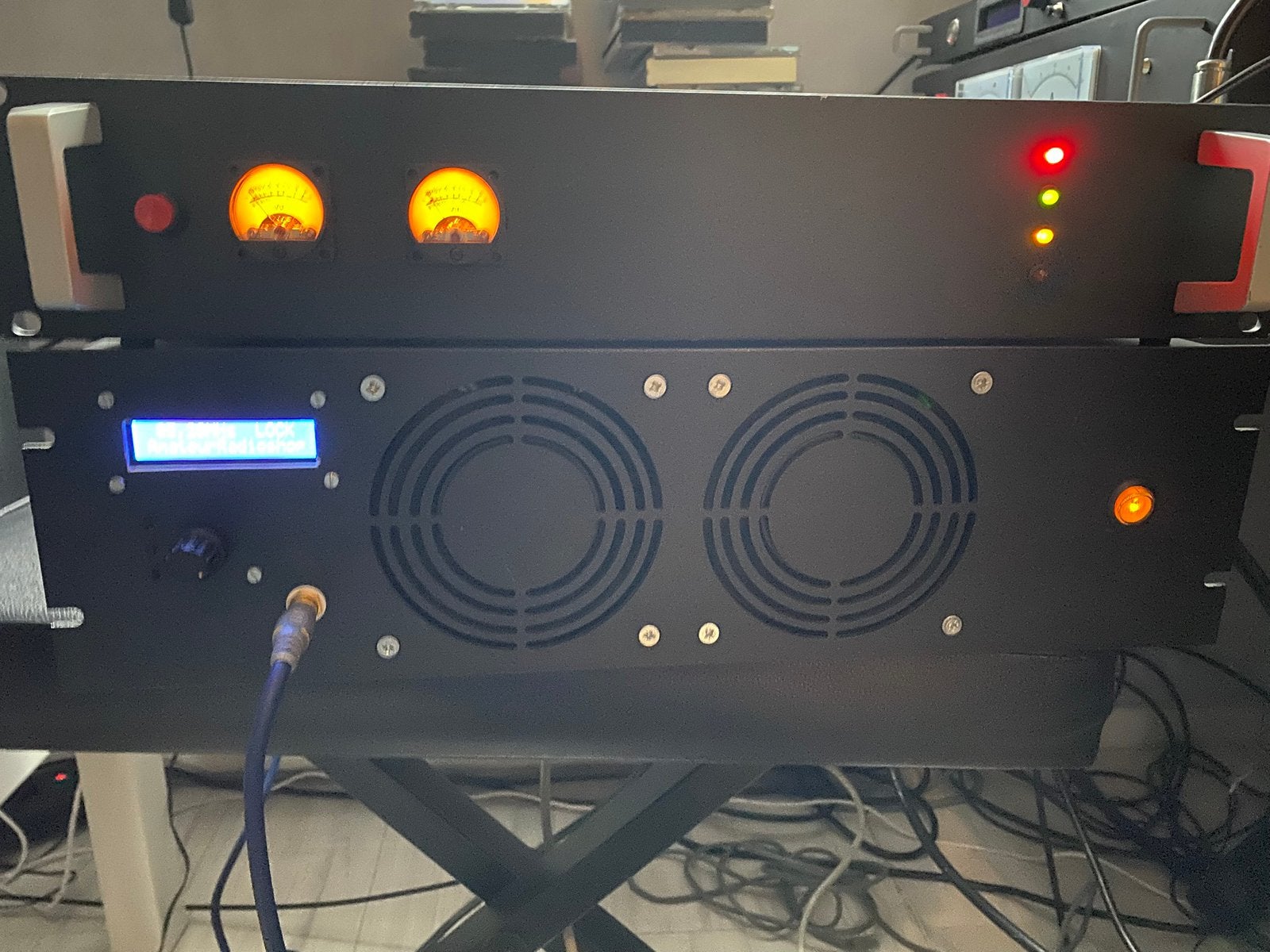 FM zender 250 watt 3.5 mtr + stereocoder goed lezen., Telecommunicatie, Ophalen of Verzenden, Gebruikt, Zender