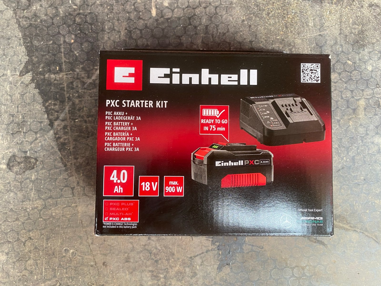 Einhell PXC Starter Kit: Accu 4.0 Ah & Oplader 3A, Ophalen, Nieuw, Overige typen, Overige merken