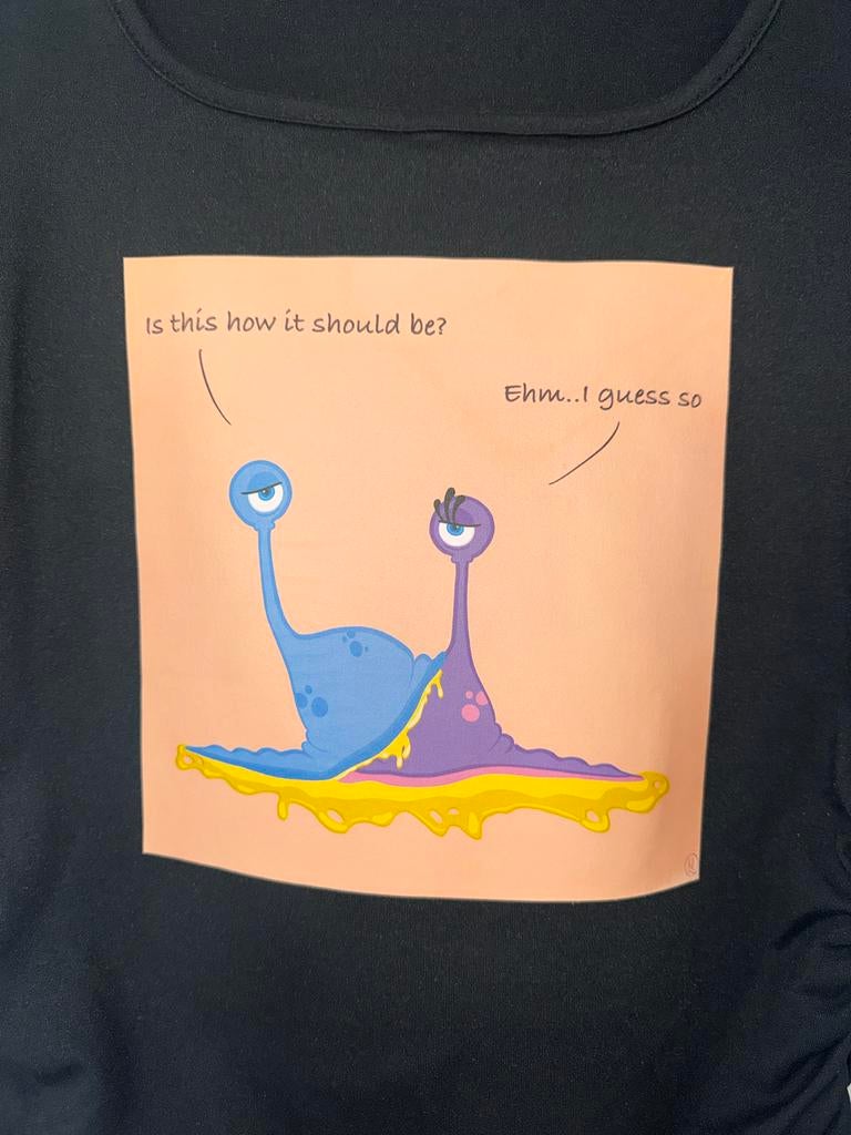 Grappig T-shirt met unieke illustratie - Maat M, Ophalen of Verzenden, Nieuw