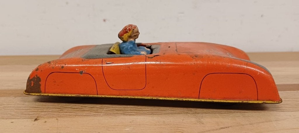Blikken speelgoedwagen RAC, Ophalen of Verzenden