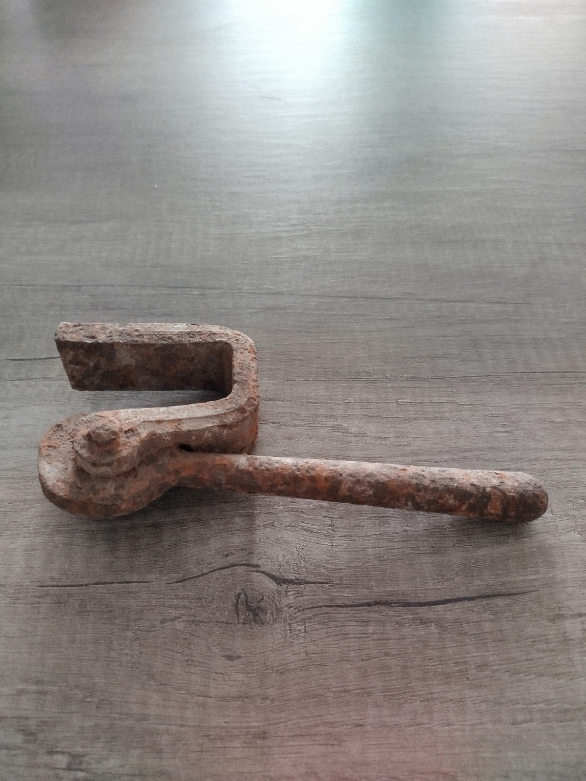 Uniek Duitse dug out klem wo1, Ophalen of Verzenden