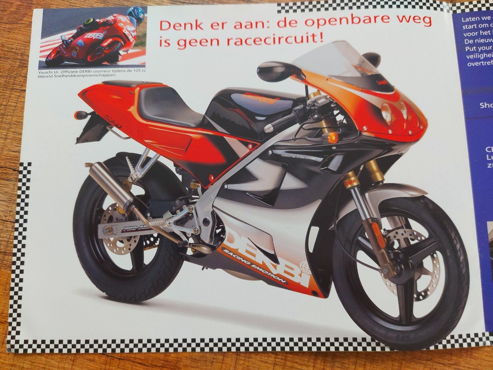 Derbi GPR bromfiets folder NL, Ophalen of Verzenden