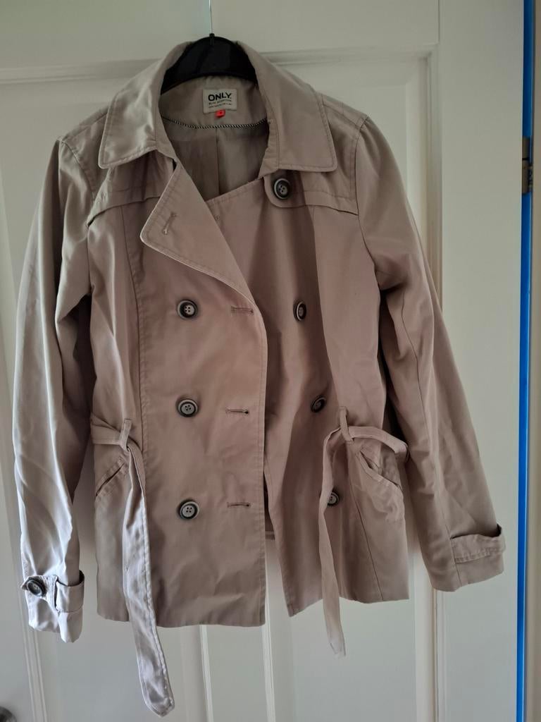Voorjaars jas dames maat M Only, Maat 38/40 (M), Only, Beige, Ophalen of Verzenden