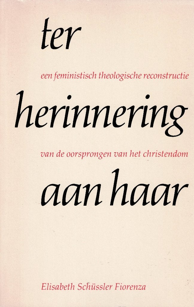 Elisabeth Schüssler Fiorenza – Ter herinnering aan haar., Ophalen of Verzenden, Zo goed als nieuw, Christendom | Katholiek