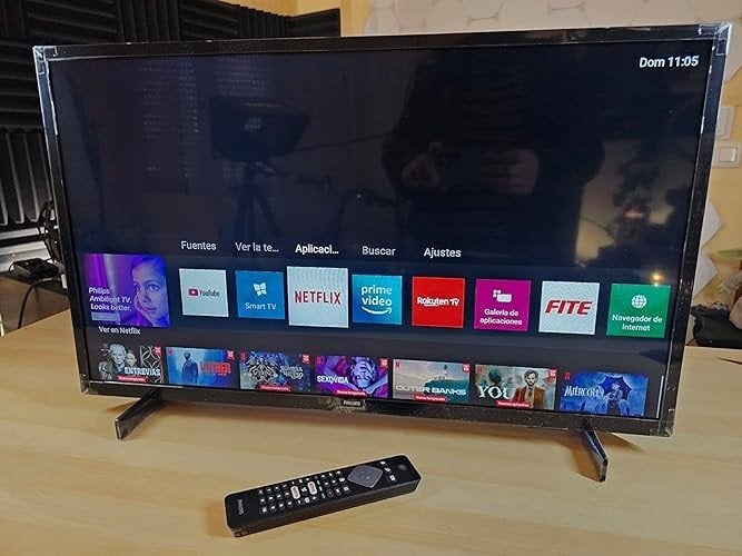 32 inch Philips smart tv, Ophalen, Philips, LED, 50 Hz