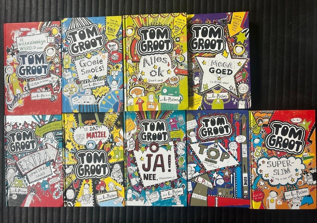 9 Tom Groot boeken – Liz Pichon, Boeken, Kinderboeken | Jeugd | 10 tot 12 jaar, Ophalen of Verzenden, Zo goed als nieuw, Liz Pichon