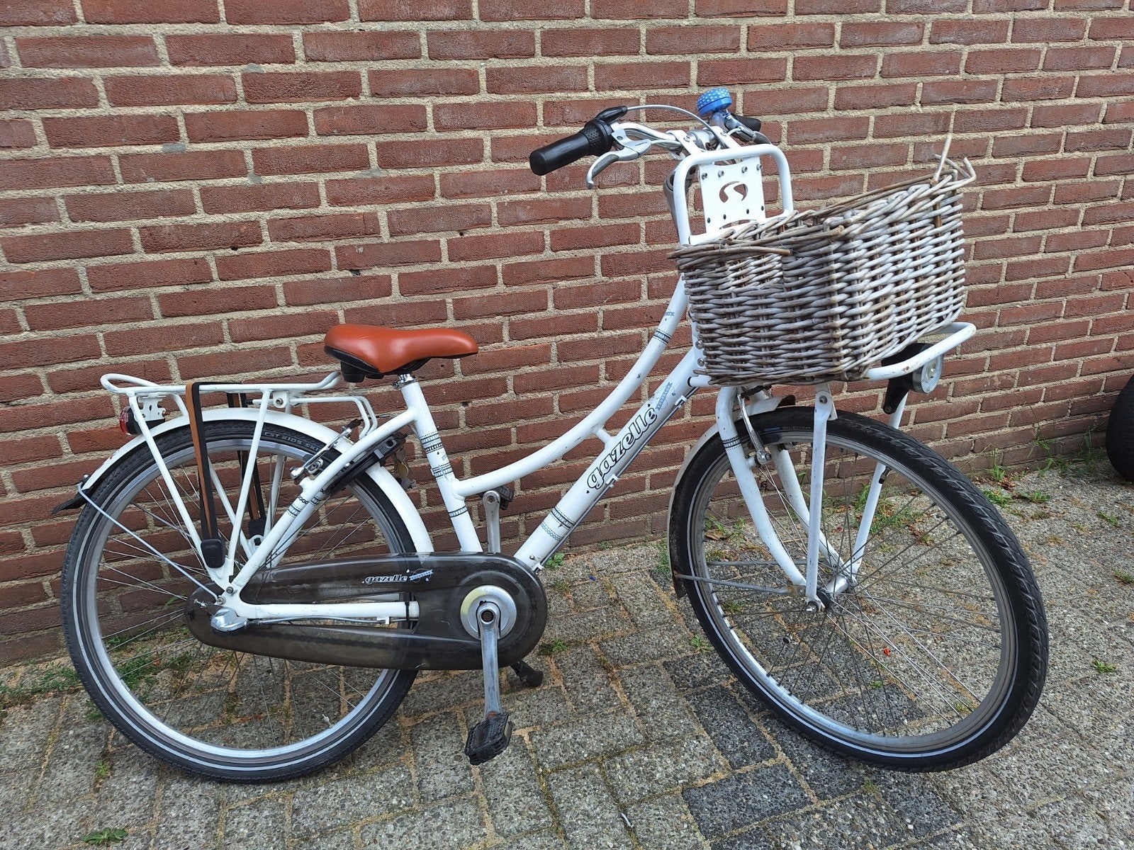 Gazelle fiets 26 inch met mand en slot, Ophalen, Gebruikt, Versnellingen, Minder dan 47 cm