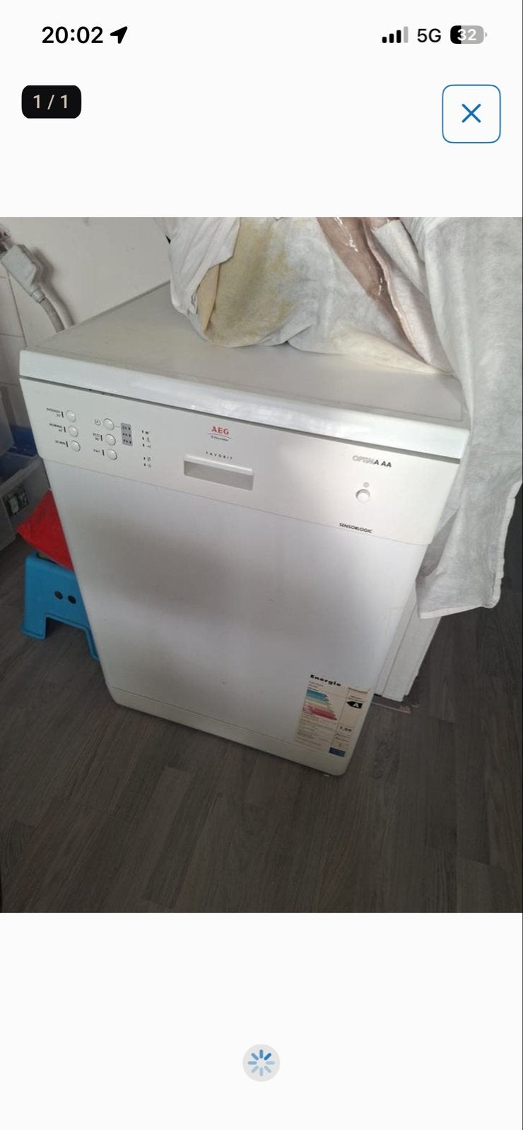 AEG Favorit Optima AA vaatwasser - Energiezuinig, Gebruikt, 60 cm of meer, Ophalen of Verzenden, Energieklasse A of zuiniger