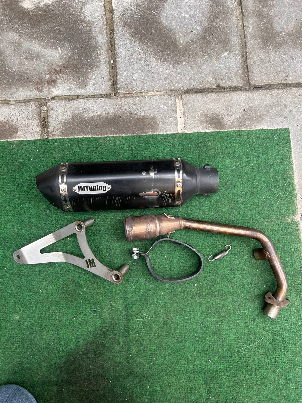 Jmtuning uitlaat piaggio zip 2000, Verzenden, Zo goed als nieuw