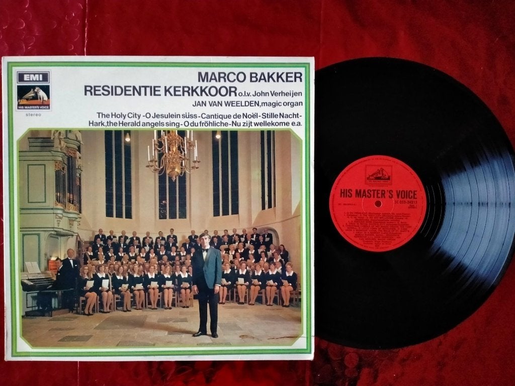 LP  -  Marco Bakker – Residentie Kerkkoor  -  1970, Ophalen of Verzenden, Zo goed als nieuw, 12 inch, Fotohoes