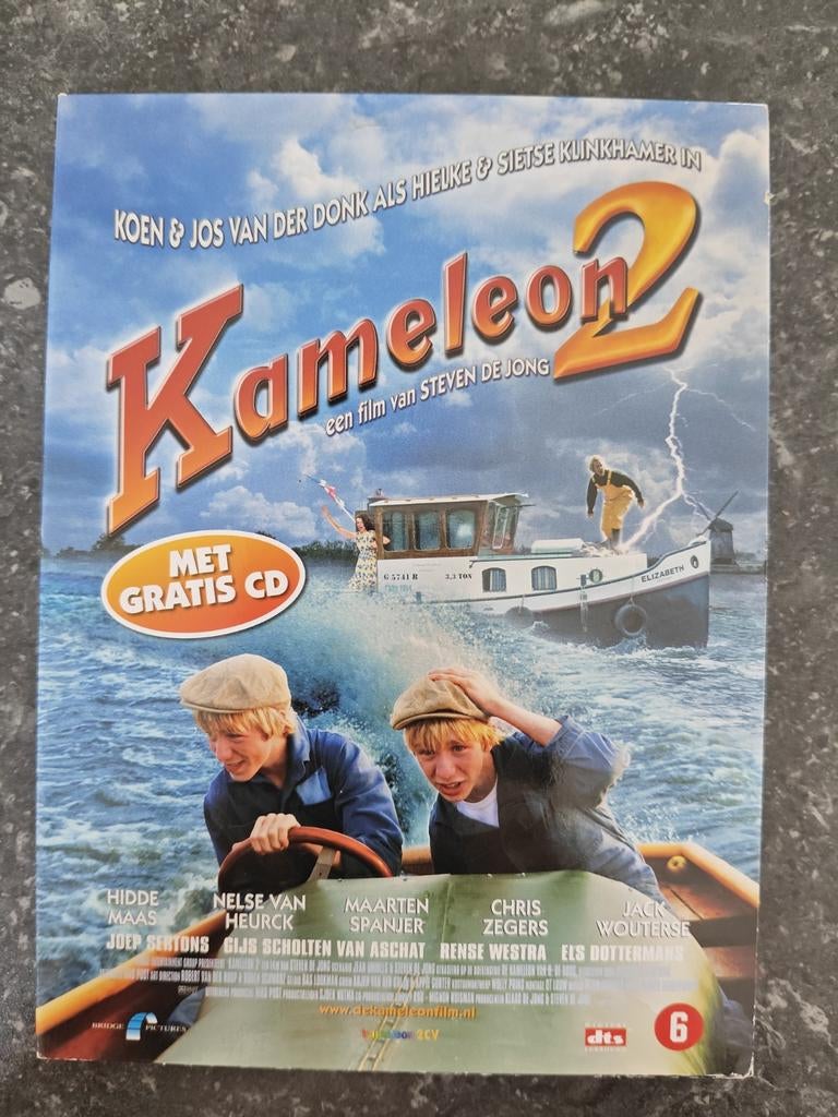 2 x DVD de Kameleon., Cd's en Dvd's, Avontuur, Gebruikt, Ophalen of Verzenden, Vanaf 6 jaar