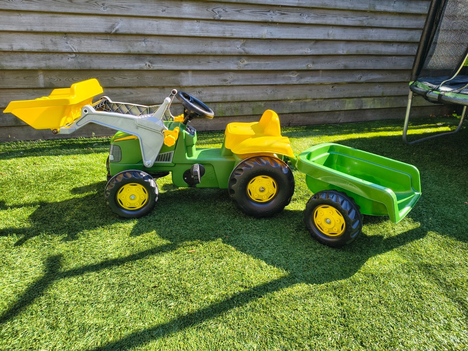 John Deere Traptractor met voorlader en aanhanger, Kinderen en Baby's, Speelgoed | Buiten | Voertuigen en Loopfietsen, Ophalen