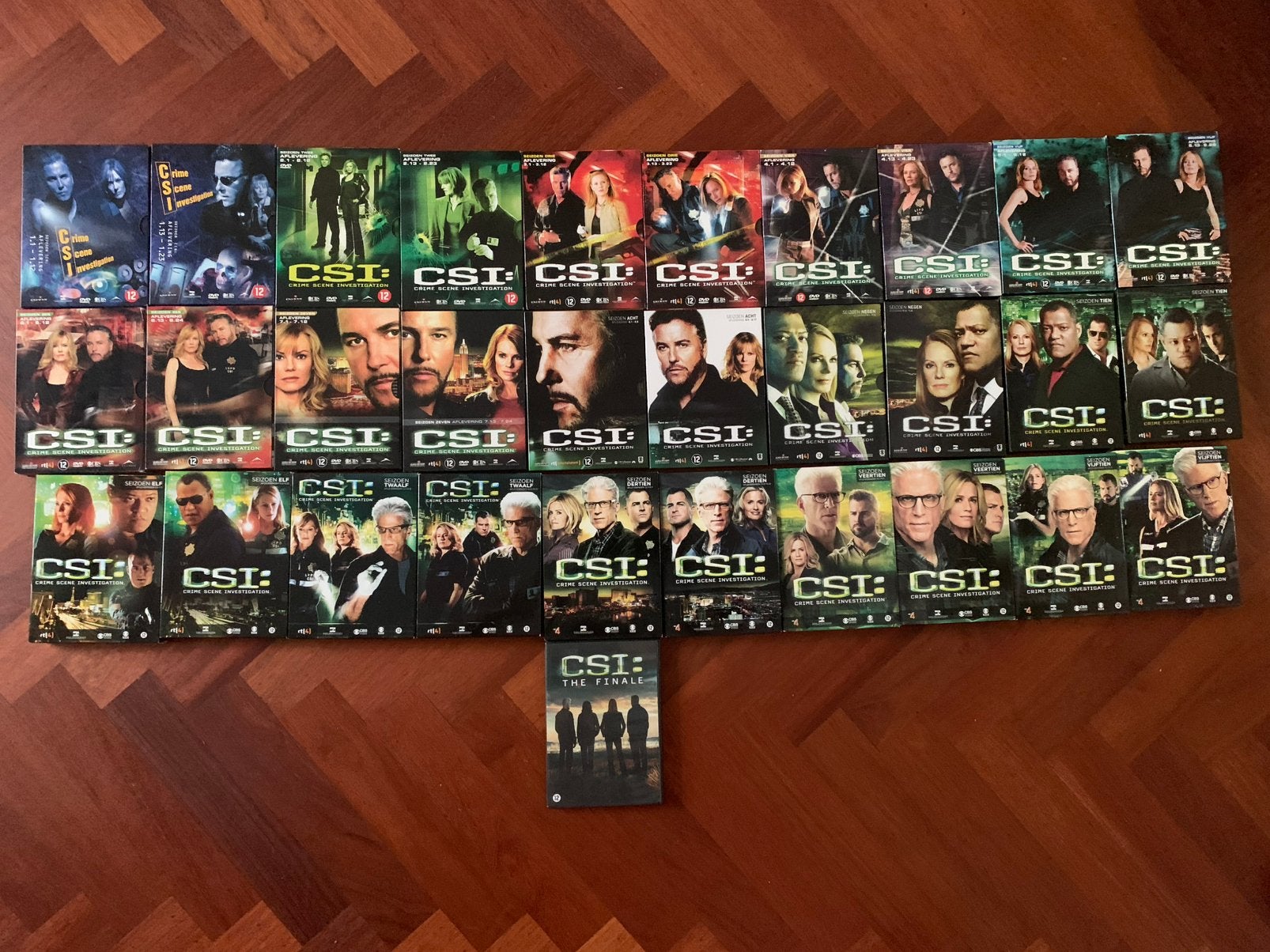 Unieke complete CSI serie dvd: orgineel, NY, Miami en Cyber, Vanaf 12 jaar, Ophalen, Zo goed als nieuw, Actie en Avontuur