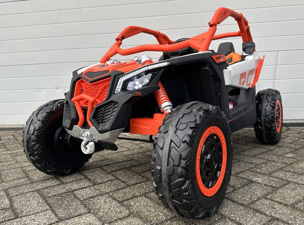 Kinders Auto CAN-AM buggy 24V 2 pers Oranje - RC - MP4 Touch, Ophalen of Verzenden, Nieuw