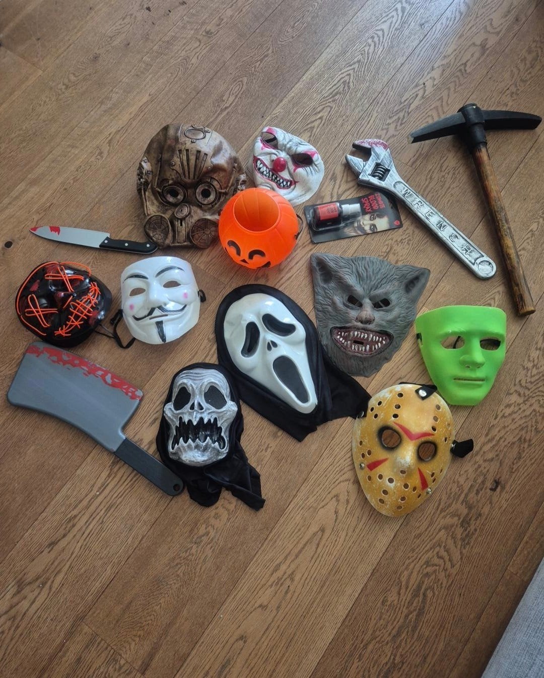 Grote Halloween set, Ophalen of Verzenden, Versiering, Halloween of Griezel