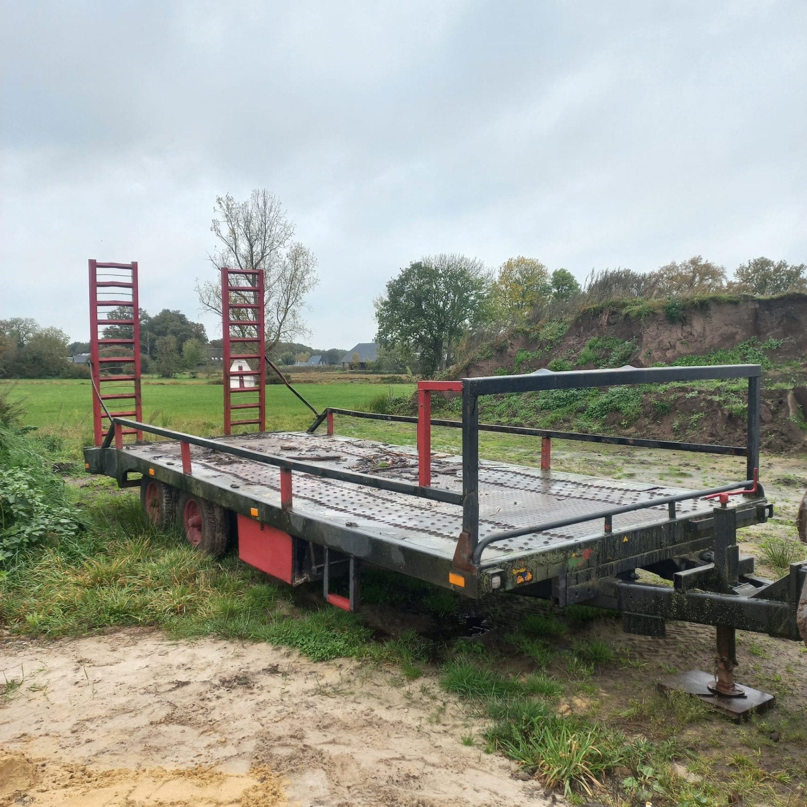 dieplader - heftruck transportkar - paardentrailer, Ophalen of Verzenden