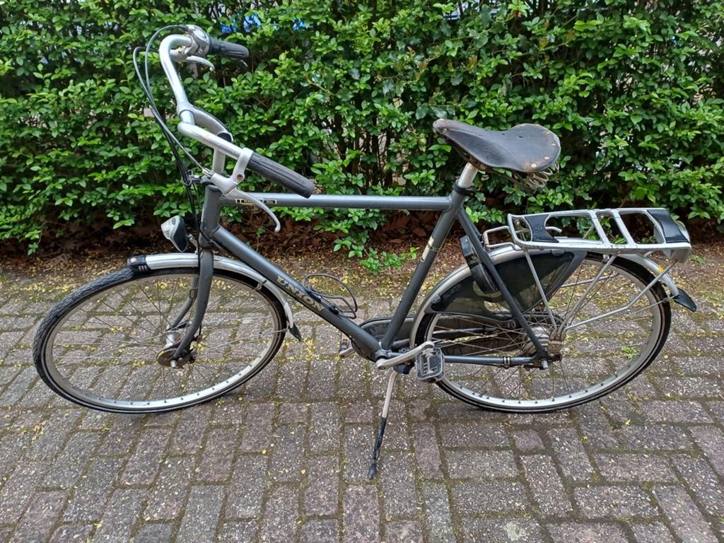 Union Flamingo Herenfiets - Gebruikt, Gebruikt, Velgrem, 57 tot 61 cm, Ophalen
