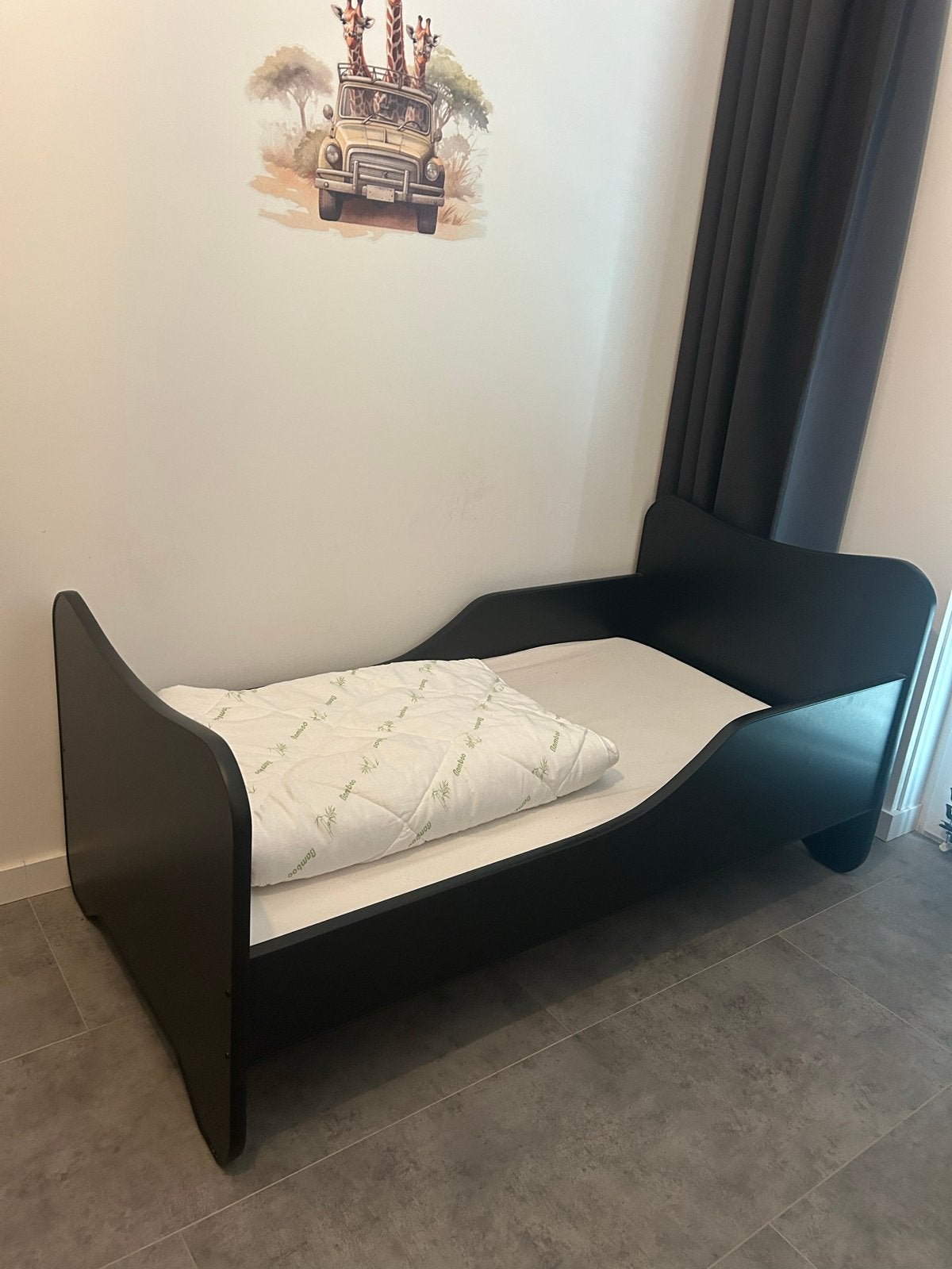 Peuterbed 70x140 met lattenbodem en matrasje - Van Asten, Ophalen, 70 tot 85 cm, 140 tot 160 cm, Zo goed als nieuw