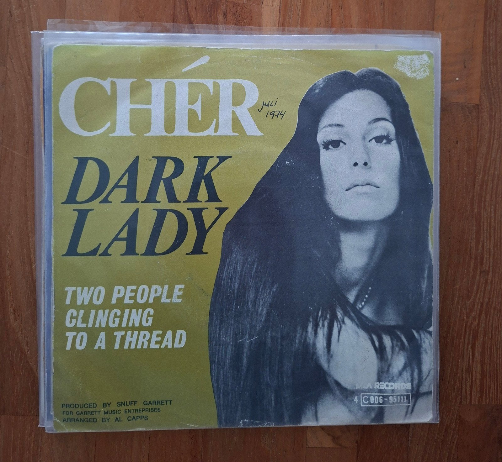 Cher - Dark lady - Single is TOP, Verzenden, Gebruikt, 7 inch, Pop