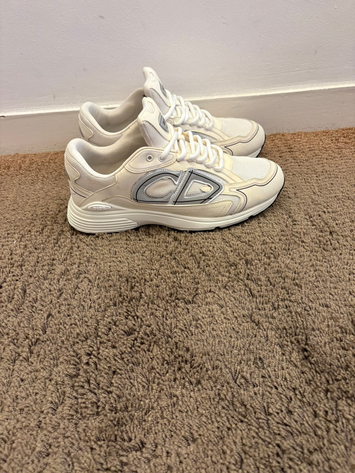 Dior b30, Kleding | Heren, Schoenen, Wit, Ophalen of Verzenden, Sneakers of Gympen, Zo goed als nieuw