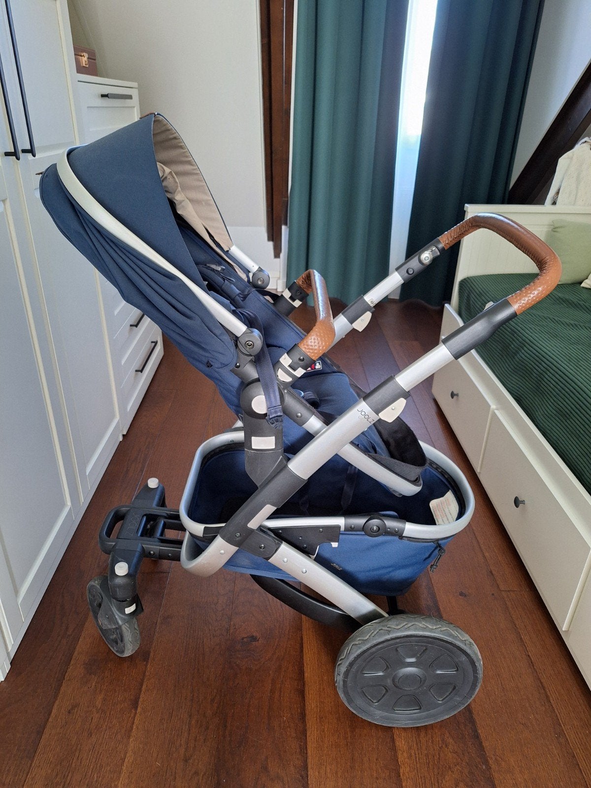 Foto 3 van Joolz Geo 2 Marine blauw met uitbreidingsset voor 2de kindje