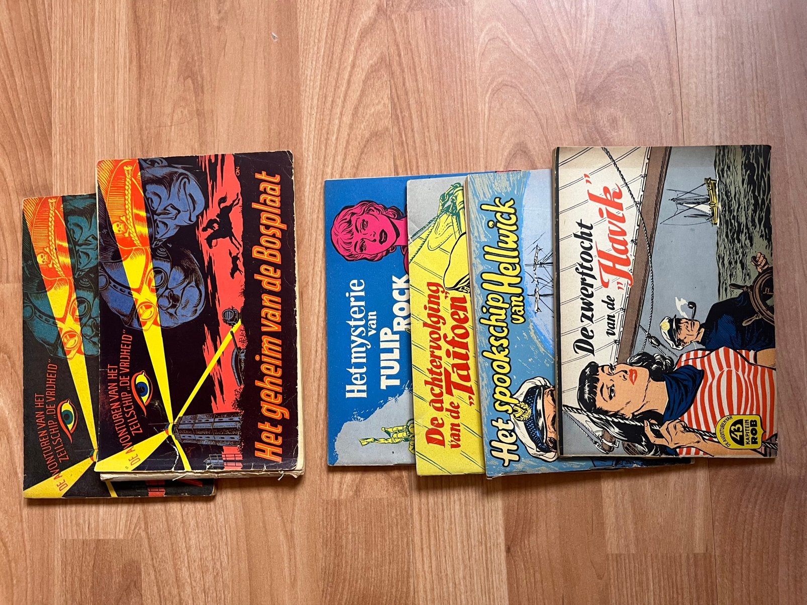 Verzameling Kaptein Rob boekjes, Boeken, Stripboeken, Meerdere stripboeken, Ophalen, Gelezen