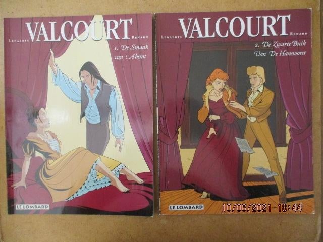 adv4169 valcourt, Eén stripboek, Ophalen, Gelezen