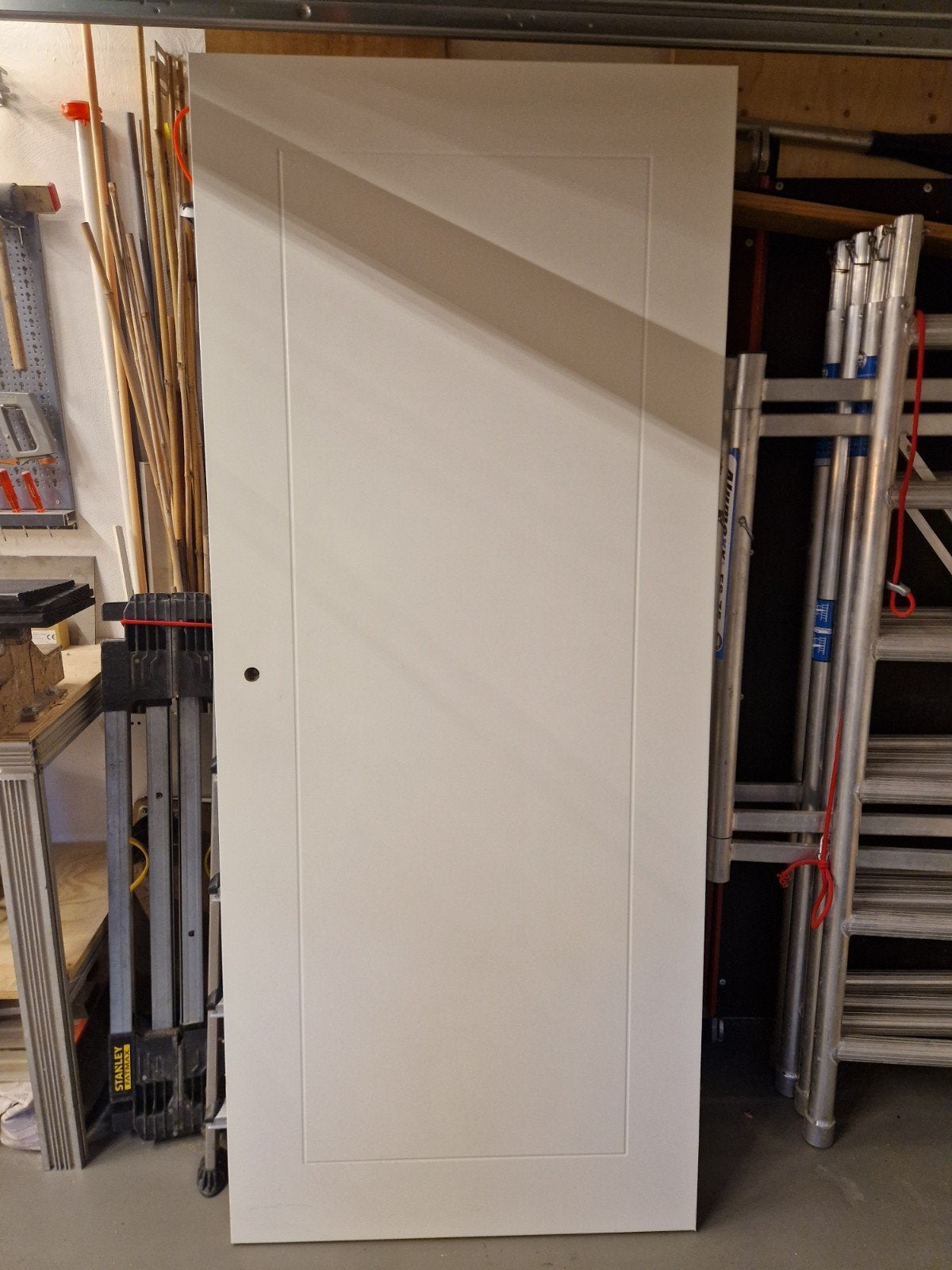 Svedex binnendeur, wit, met lichte beschadiging, Ophalen, Gebruikt, 80 tot 100 cm, Binnendeur